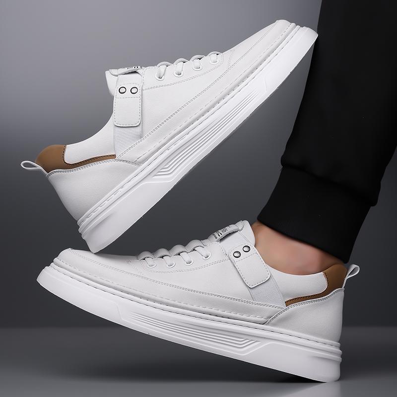 Модные мужские кроссовки в итальянском стиле, дышащая мужская модная обувь для отдыха на открытом воздухе, высококачественная мужская кожаная повседневная обувь, универсальные туфли-оксфорды