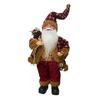 17" Standing Naughty Nice Santa Claus Christmas Figurine Figure Decoration for Christmas Ornament Xmas Tree Decor
