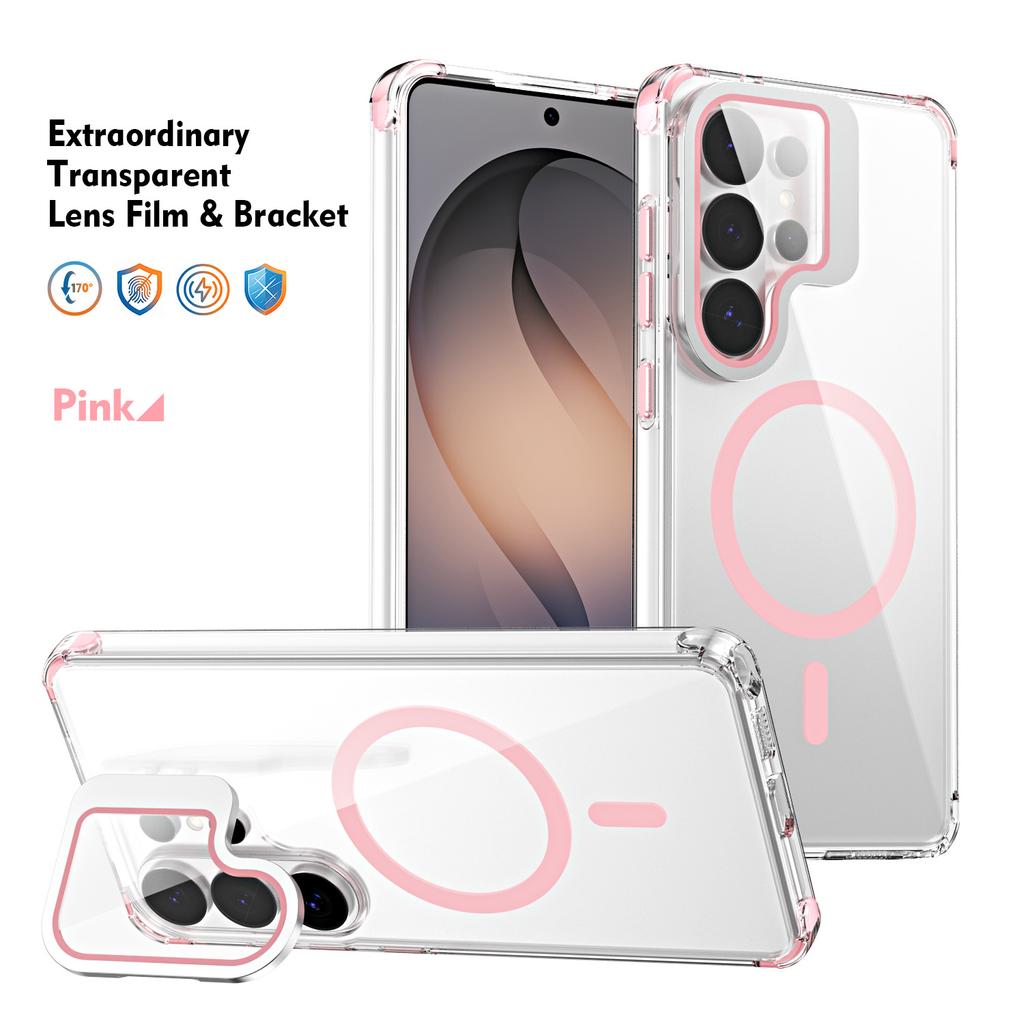 Подходит для Samsung S26Ultra extraordinary магнитный держатель чехол для телефона S25Ultra противоударный A57 защитный чехол A37