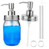 Proof Bottles Lid Stainless Steel Liquid Soap Dispenser Lids Jar Caps Mason Jar Lid Canning Lids