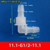 10Pcs M6-G1/2 To 2.4-11.1mm Pagoda Elbow Connector  for Aquarium Fish Tank Fittings