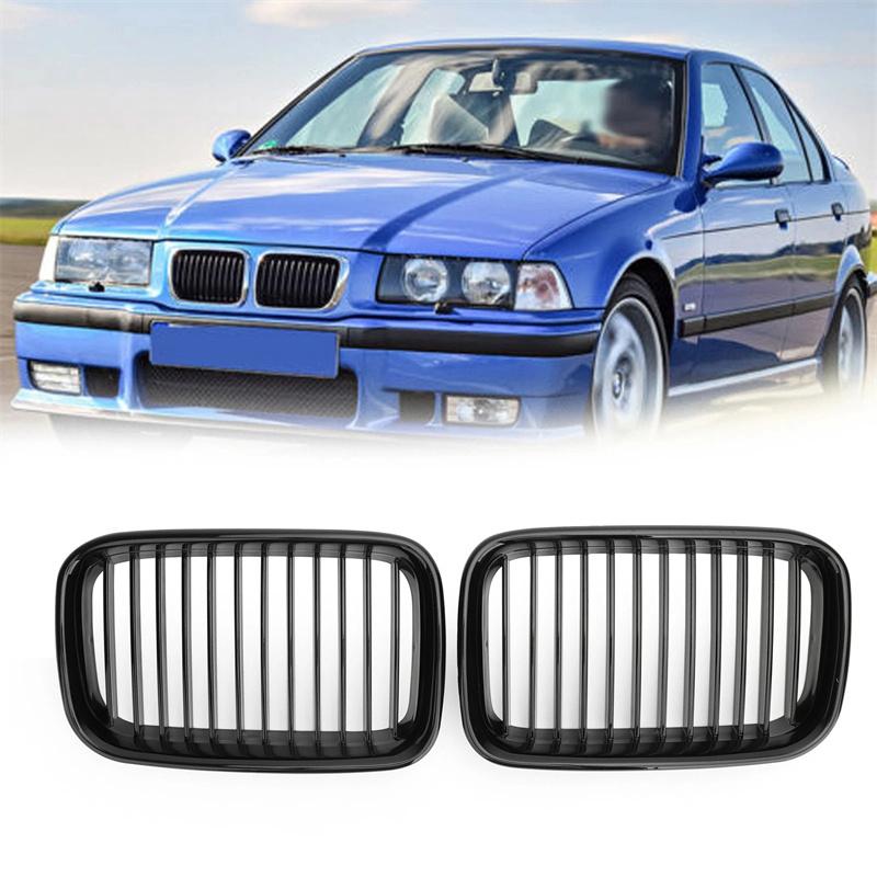 Для BMW 3 серии E36 318I 323I 325I 1992 1993-1996 Рамка воздухозаборника средней решетки Аксессуары воздухозаборника переднего бампера 51138122237 51138122238