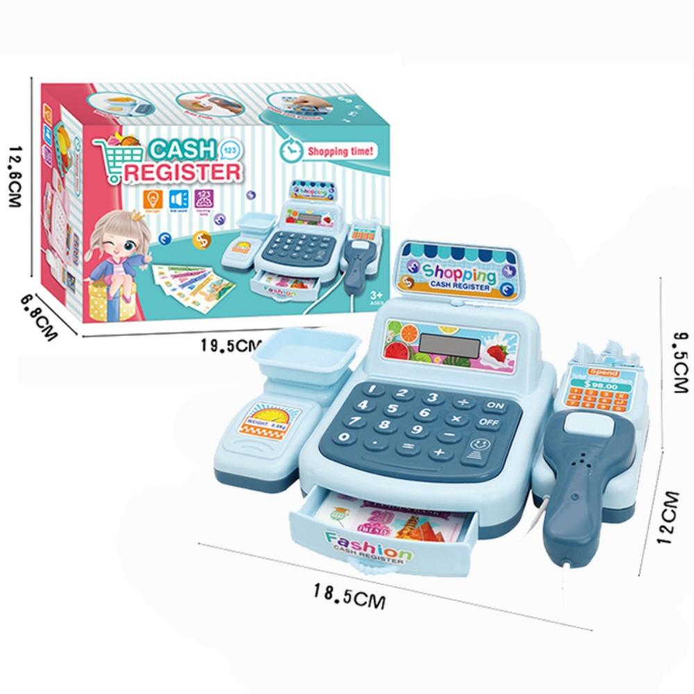 Sound Effects Simulation Cash Register Role Play Supermarket Cashier Toys  Children's