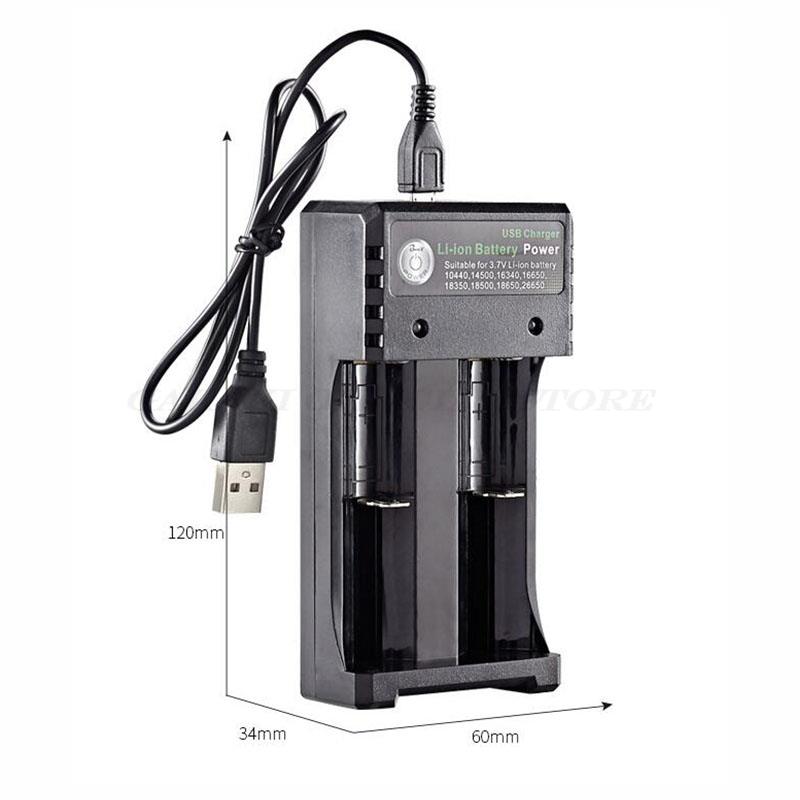 1 2 4 слота 3.7V 18650 14500 USB литий-ионный аккумулятор зарядное устройство независимая зарядка AA 1.5v 18350 16340 адаптер