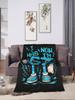 I Was  Now Im  Birthday Flannel Blanket for Kids Boys Girls  Soft Warm Winter Throw for Bed Living Room Sofa