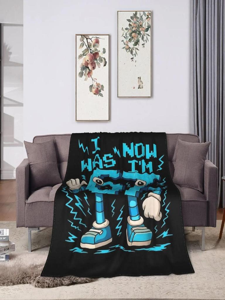 I Was Now Im Birthday Flannel Blanket for Kids Boys Girls Soft Warm Winter Throw for Bed Living Room Sofa