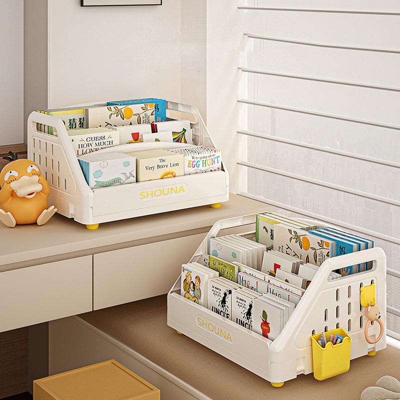 Simple Bookshelf Large Capacity Bookshelf Storage Rack Bedroom Bookshelf Storage Rack Easy To Assemble Bookcase Stackable