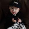 Letter Embroidery Children's Hat Solid Color Sun Protection Cap Boys Girls Caps Peaked Hats