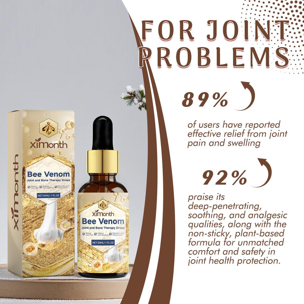 Bee Joint Drops Sore Knees, Elbows And Wrists, Massage And Care To Activate Joints 30ml