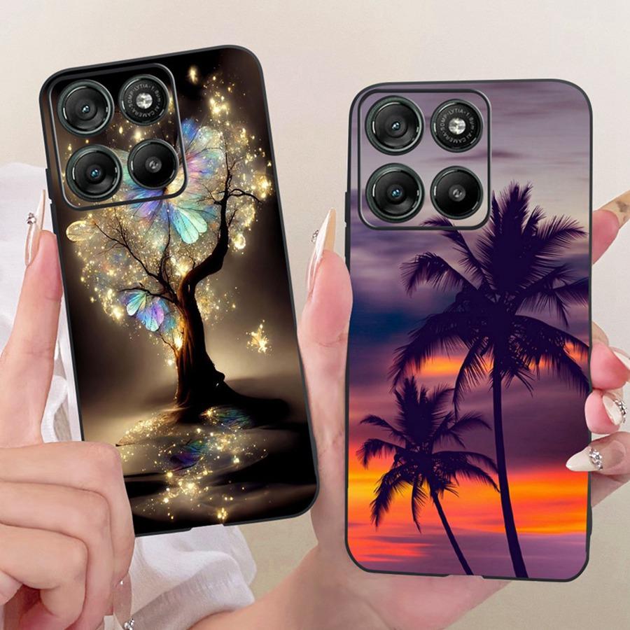Для Motorola Moto G67 G77 Чехол Роскошный Чехол с Рисунком Бабочки 6.78'' Мягкий Силиконовый Чехол для Телефона Для Moto G77 g 67 5G Fundas Coque