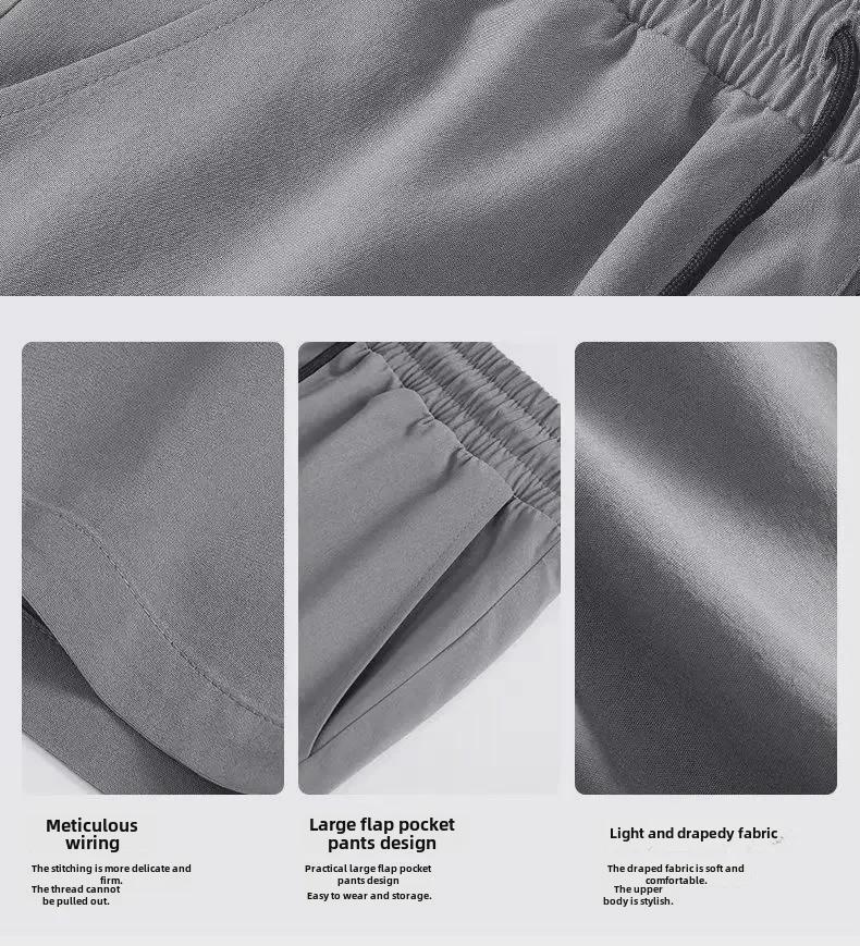 Шорты унисекс Ice Silk - лето 2024 г.: Технология Five-Proof, Five-Stretch в 3 цветах