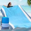 Beach Blanket Sandproof Large Size 83"x78"sandfree Picnic Blankets Waterproof Lightweight Mat For 2-4 Adults Travel Camping