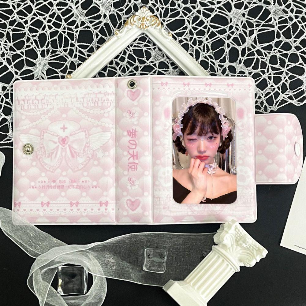 3 Inch Mini Photocard Binder PVC Idol Card Collect Book Cute Postcard Book