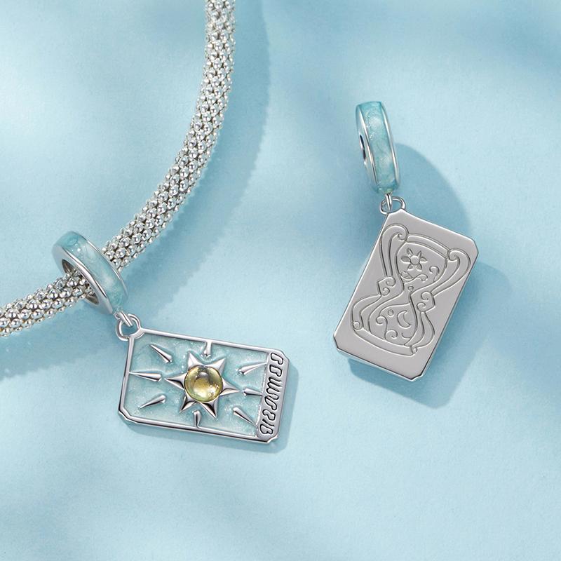 Charms Do Pandora Zawieszka Charms Karty Tarota Pustelnik Srebro 925 Charmsy Trusky