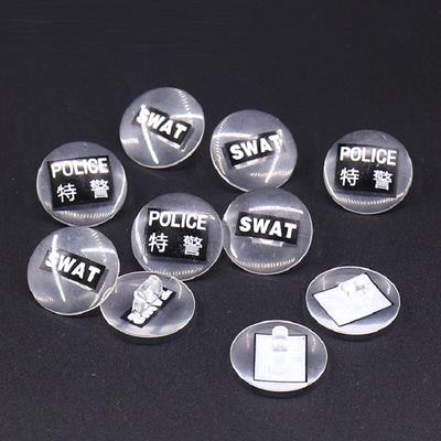 Круглый щит, оружие, спецназ, мини-фигурка, пистолет, строительные блоки, комплект, наборы кирпичей, модель оружия, детские игрушки