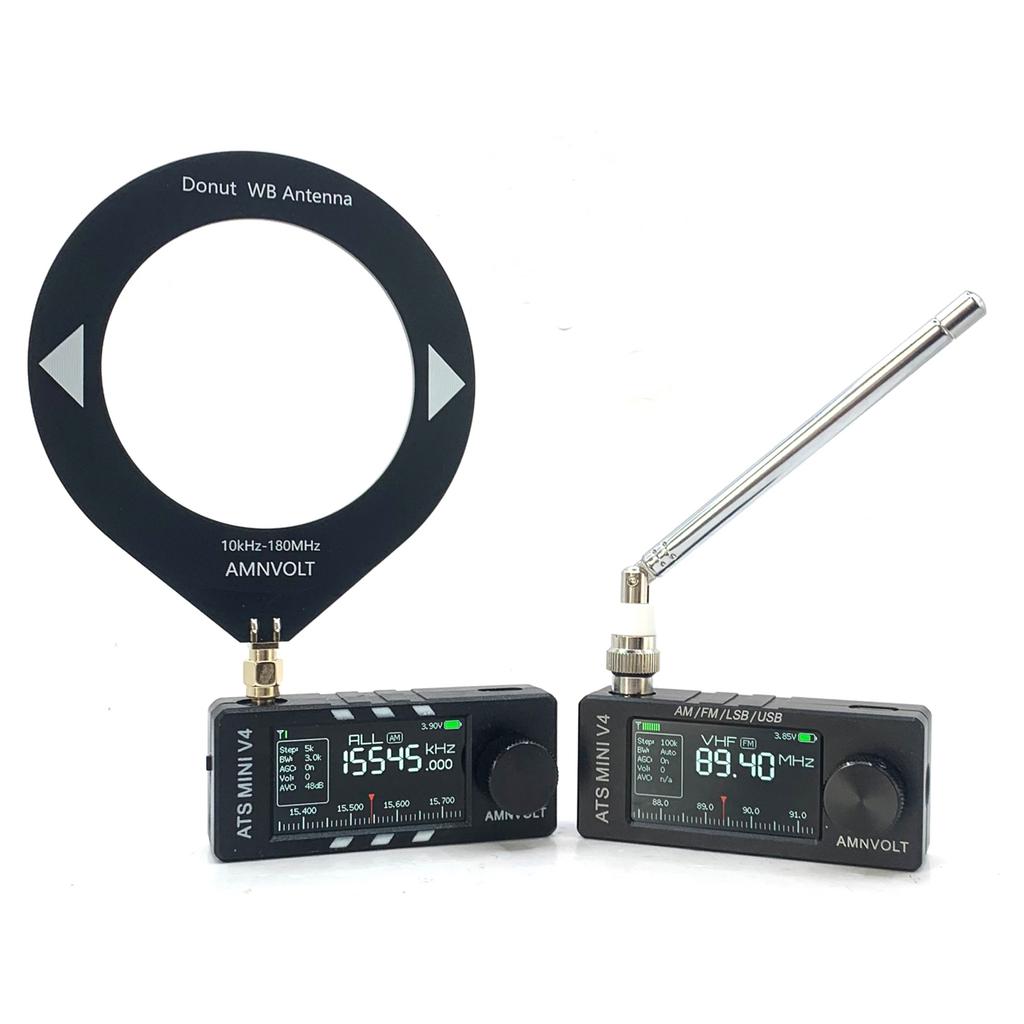 Портативный AM FM радиоприемник с усилителем для наушников LSB USB транзисторный карманный радиоприемник 1,9-дюймовый IPS экран для использования в помещении и на открытом воздухе