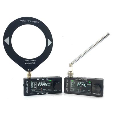 AMNVOLT V4 ATS MINI Радио 1,9-дюймовый IPS-экран Портативный AM FM Радиоприемник LSB USB Транзисторные Карманные Радиоприемники для Помещений и Улицы