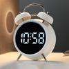 Student Alarm Clock with Extra Loud Metal Chime - Essential for Heavy Sleepers Multi-Functional Plug-In Clock for Kids