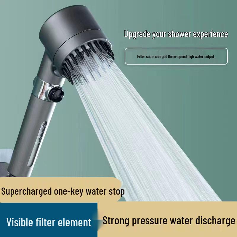 Набор душевой лейки с фильтрацией под давлением для ванной комнаты
