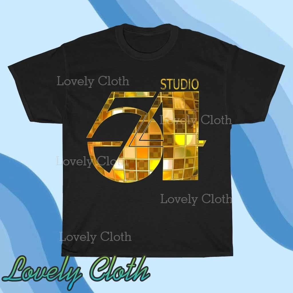 Футболка с логотипом ночного клуба Studio 54 Смешная Американский размер от S до 5XL Футболка