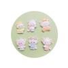 100pcs Kawaii Cartoon Animal Cat Resin Flatback Cabochon DIY Scrapbooking Crafts Making Headgear Accessories