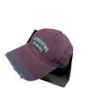 High-grade washed cotton three-dimensional letter baseball cap, personalized spray color casual cap, fashionable and trendy sports cap