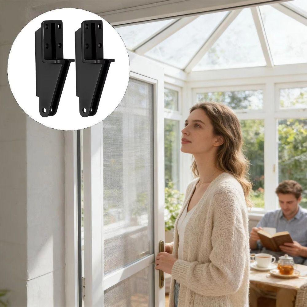 2pcs Adjustable Screen Door Closer Bracket Replacement Parts Door Post Jamb Bracket Bedroom
