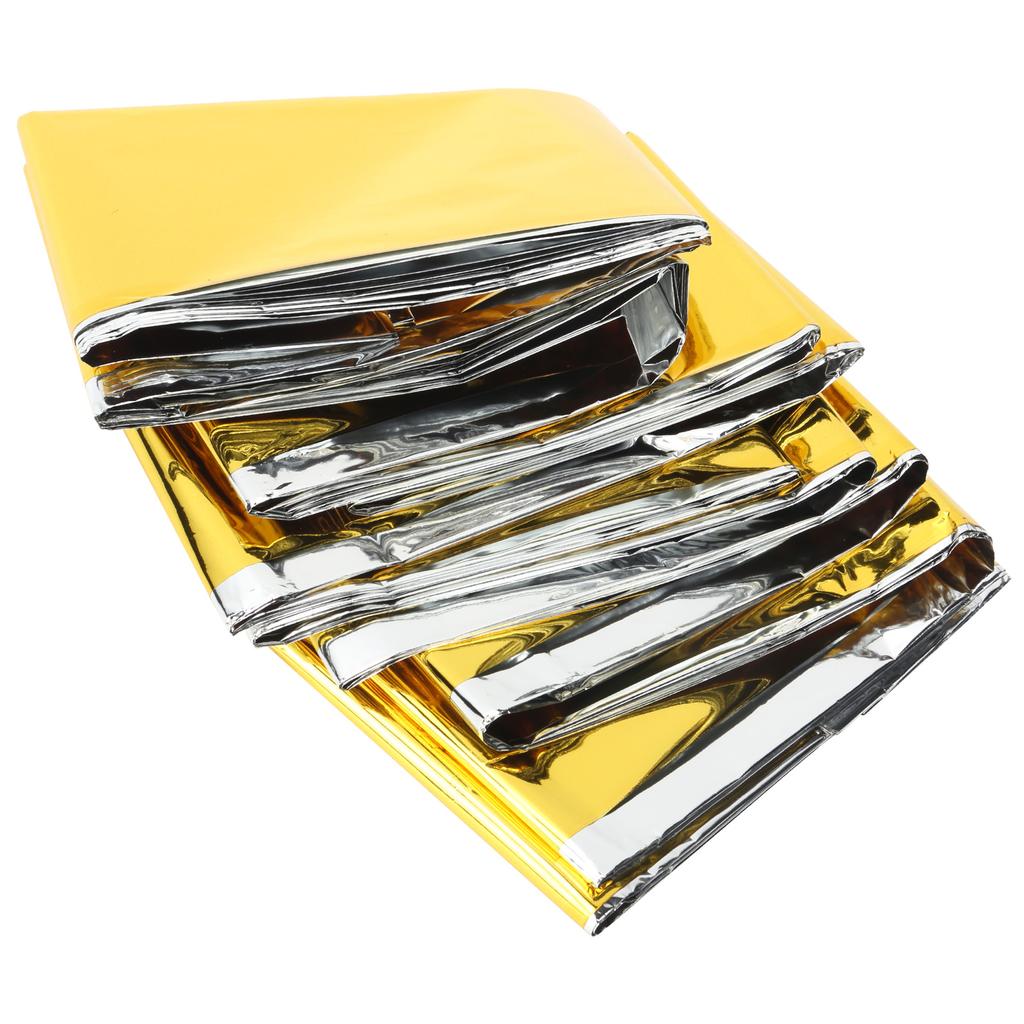 160x210cm Emergency Tent Blanket Camping Thermal Sleeping Bag Survival Reflective Shelter