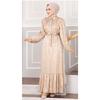 Stoney Jacquard Hijab Evening Dress