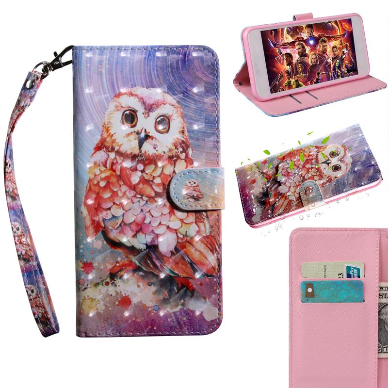 3D модный рисунок Расписной кожаный кошелек-книжка Магнитный чехол для Xiaomi Redmi Note 13 12 11 11S PRO PLUS Speed 4G/5G