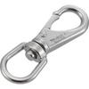 TRUSCO Swivel Stainless 5mm Wire Diameter X 9mm Pack of Snap, Steel, Opening, 2, TSS-1