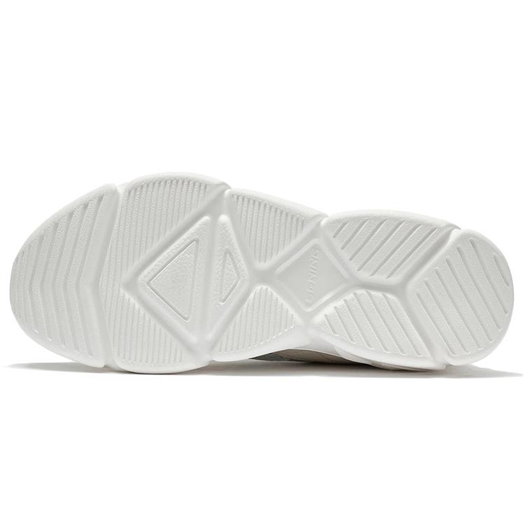 Li Ning Still Shadow Модные Низкие Спортивные Повседневные Кроссовки Женские Жемчужно-Белые AGLS054-1