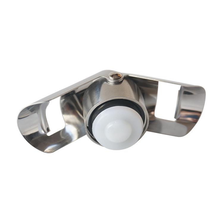 1PC Champagne Stopper Stainless Steel Champagne Bottle Sealer Sparkling Wine Bottle Plug Sealer Leak-Proof Bubble
