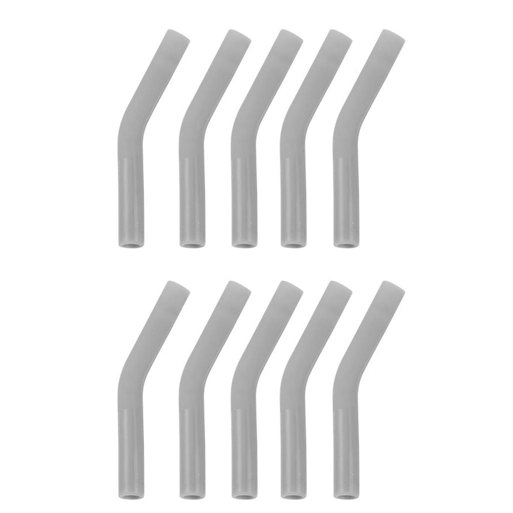 10 Pcs 304 Stainless Steel Straw Silicone Cover Suitable for 8mm Color Straw Nozzle Cover Silicone Head Straw Set