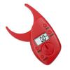 Body Caliper Clip Red Lcd Display Measuring Tool Portable Fitness Fat Analyzer For Accurate Fat Analysis Health Care