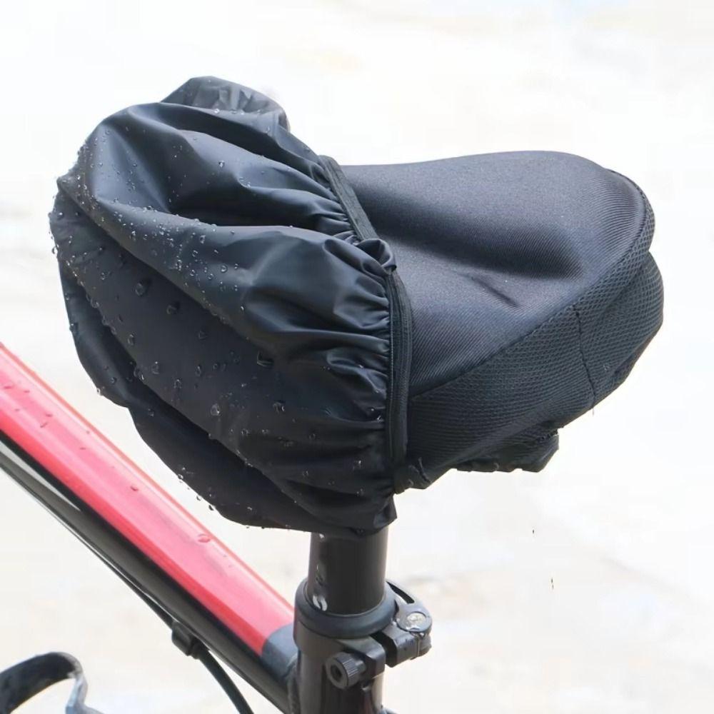 Washable Bicycle Saddle Rain Cover Dust-proof Bicycle Seat Cushion Bicycle Accessories