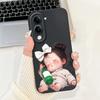 For Vivo Y04 Case V2430 Silicone Cute Cat Fashion Butterfly Flowers Love Painted Back Cover For Vivo Y04 4G Phone Case Bumper