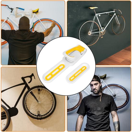 Bike Display Wall Mount Adjustable Vertical Heavy Duty MTB Road Mountain Bicycle Garage Wall Hanger Hook Holder Rack Bike Accessories