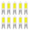 10Pcs G9 LED Bulb 220V 3W 5W COB Glass Light Chandeliers Lamp Replace 25W 45W Halogen Bulb