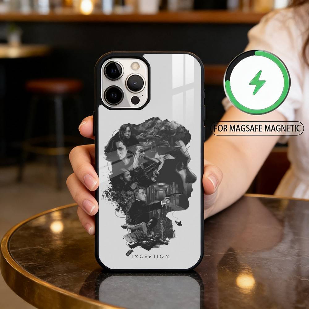 Чехол для телефона S-Space I-Inception-es Магнитный Для беспроводной зарядки Magsafe Для iPhone17,16,15,14,13,12,11 Plus,Pro Max