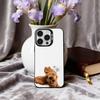 F-Funny Fashion D-Dog Art Phone Case For iPhone17,16,15,14,13,12,11 Plus,Pro Max Black Candy silver phone case