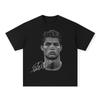 Cristiano Ronaldo Neymar Lionel Messi Football Superstar Portrait Printed Tee Men Women Cotton Loose Casual Short Sleeve Tshirts