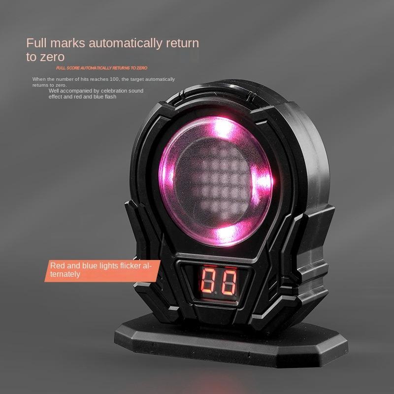 Инфракрасная индукция, электронный подсчет очков, лазерная мишень, цветочувствительная стрельба, обучающее игровое оборудование со звуковыми эффектами