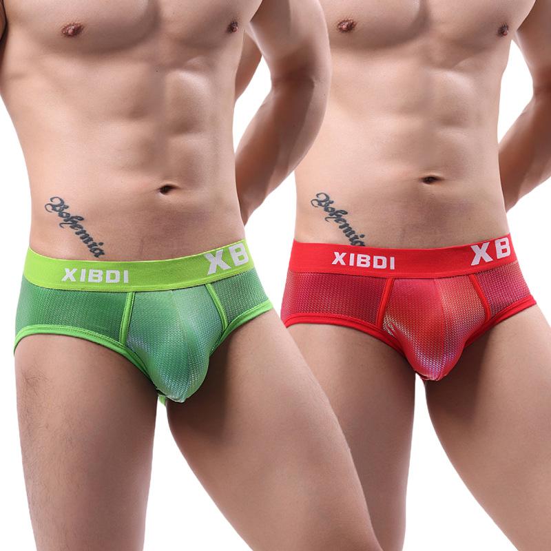 Мужское сексуальное треугольное нижнее белье, персонализированные шорты, мужское дышащее нижнее белье