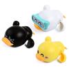 Three Baby Ducks Swimming In the Sky Baby Bath Toy Bathtub Wind-up Bath Play Water Play Toy, Korean Bath Toys