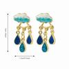Exquisite Design Cloud Glitter Earrings Zinc Zinc Alloy Dangle Earrings Cute Raindrop Drop Earrings  Parties