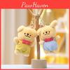 Keychain Dog Maltese Plush Toy Animal Doll Cartoon Decoration Pendant Gifts