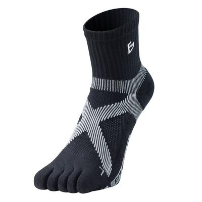 MIKASA FIT GEAR Носки для тенниса и бадминтона, посадка "Kiwame" (Пятипалые, Черные)