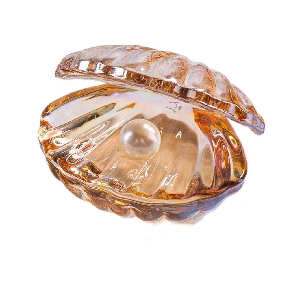 Reflective Pearl Clam Ornaments Colorful Seashell Figurine Crafts Wedding Decor