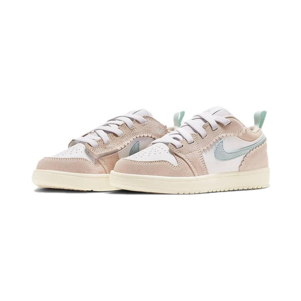 Детские кроссовки Air Jordan 1 Low ALT SE PS Scalloped Edge Pink Guava-Ice Jade-Ice DZ6961-800